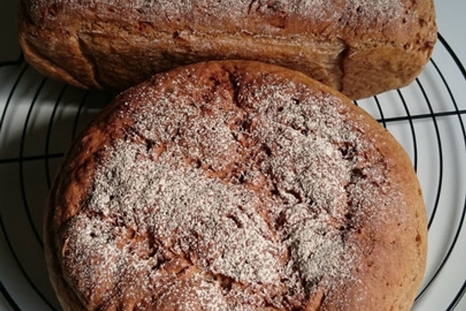 Roggen-Mischbrot ohne Weizenmehl