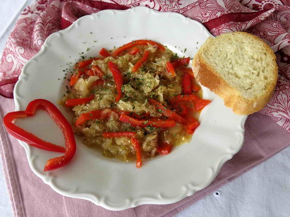 Sauerkraut-Paprika-Gemüse von Juulee| Chefkoch