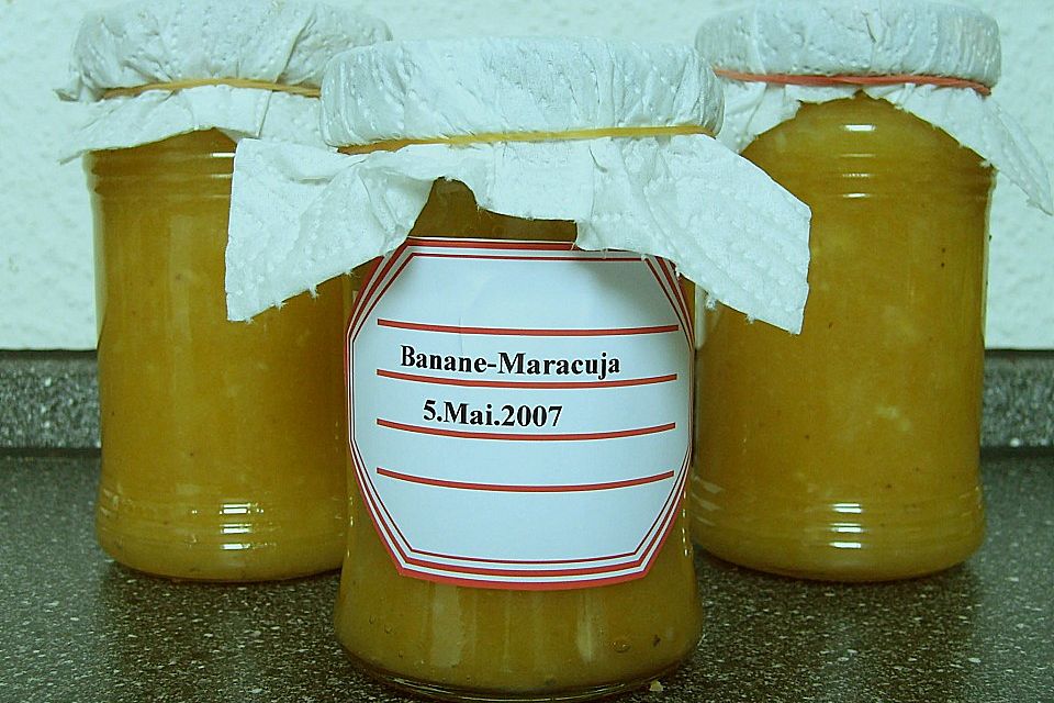 Bananen - Maracuja Konfitüre