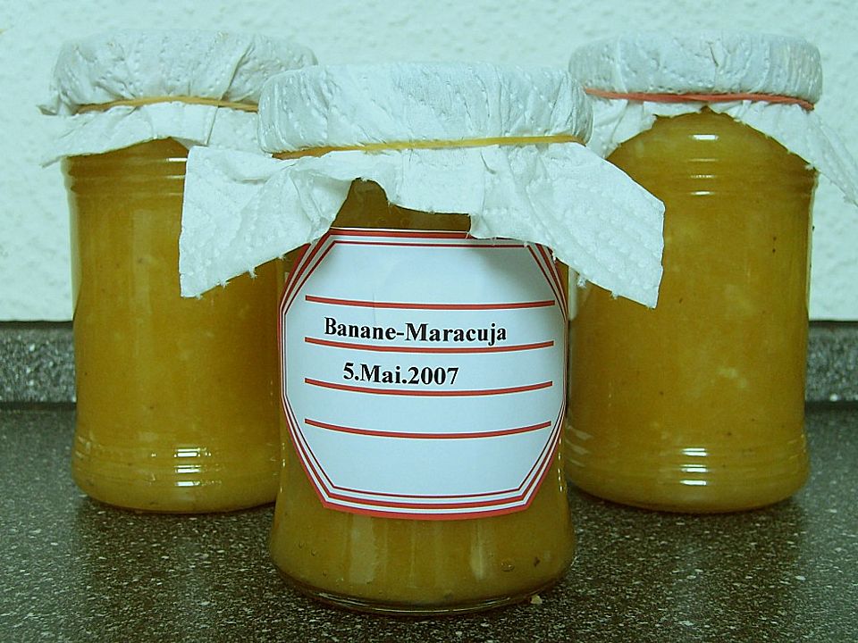 Bananen - Maracuja Konfitüre von Bärchenknutscher| Chefkoch
