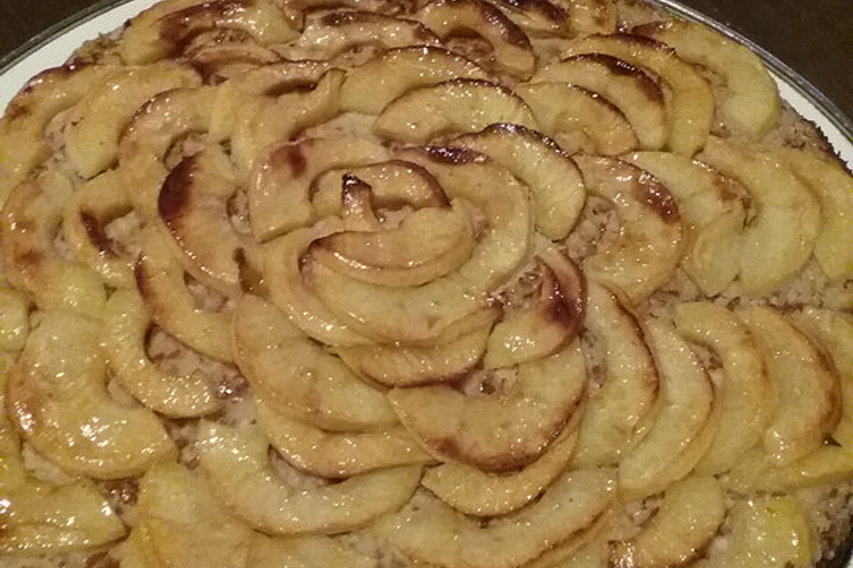 Mandel-Banane-Apfelkuchen