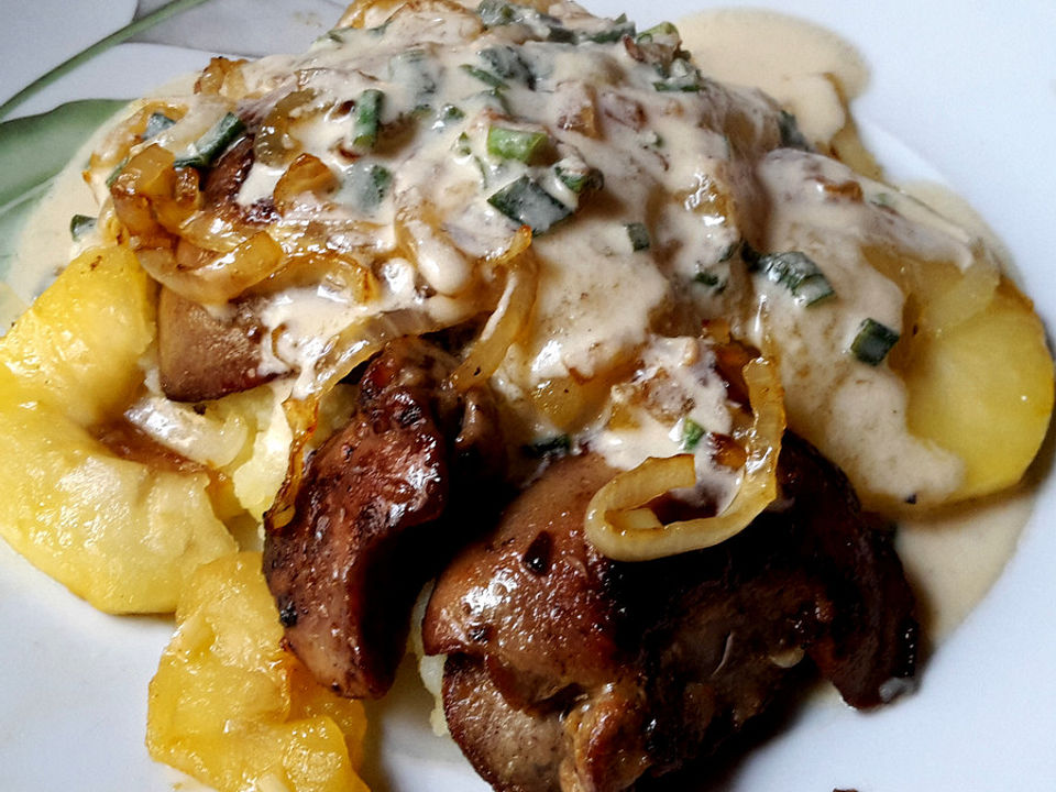 Kaninchenleber mit Apfel in Senf-Sahne-Sauce von General-Lee_1107 ...