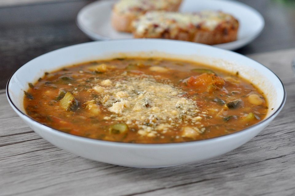 Garbanzo - Bohnen & Tomatensuppe