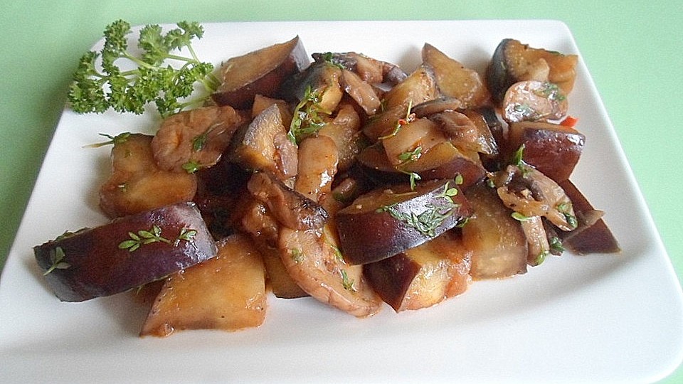 Champignon-Auberginen-Currypfanne-image