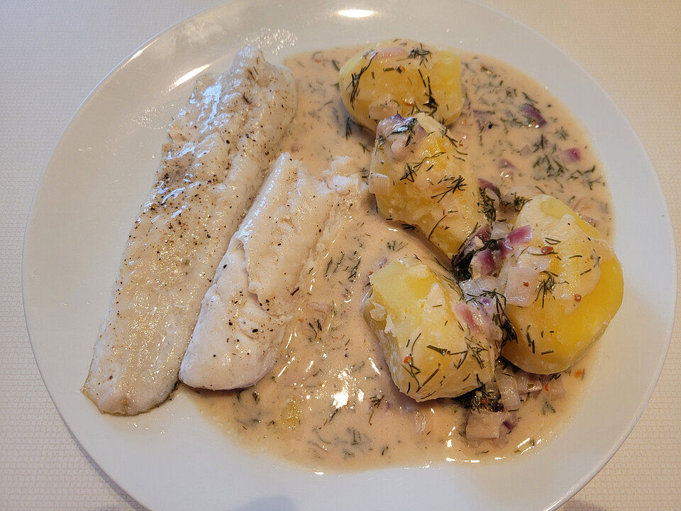 Zanderfilet in Zitronen-Dill-Sahne-Senf-Sauce von patty89| Chefkoch