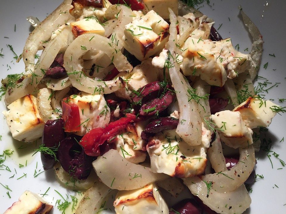 Fenchel mit Feta und Oliven aus dem Ofen von SessM| Chefkoch
