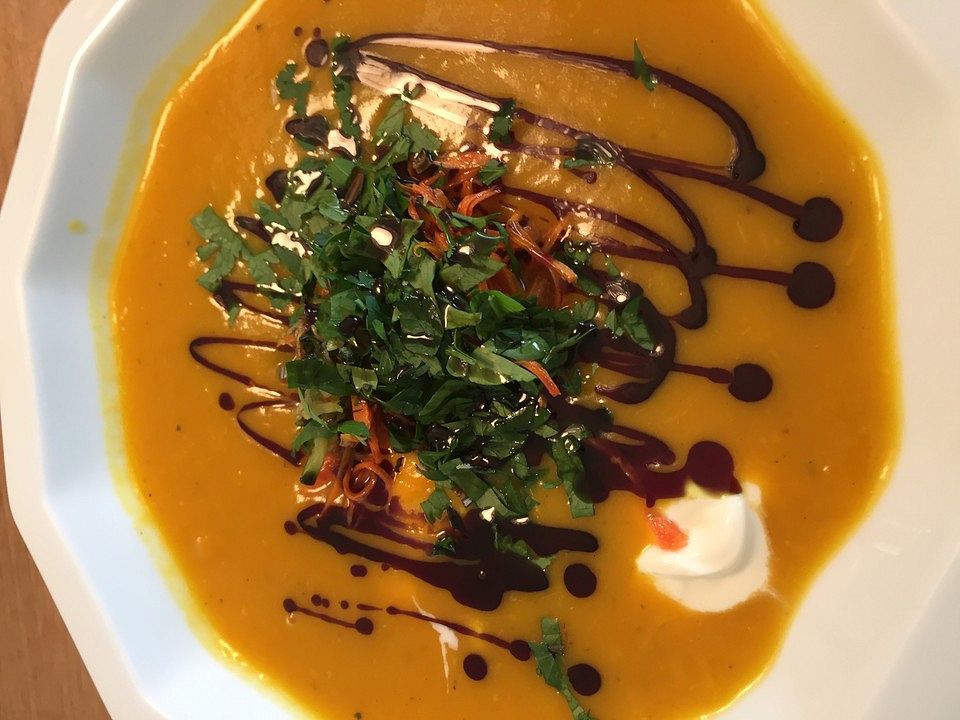 Exotische Kürbiscremesuppe von Kalmuck| Chefkoch