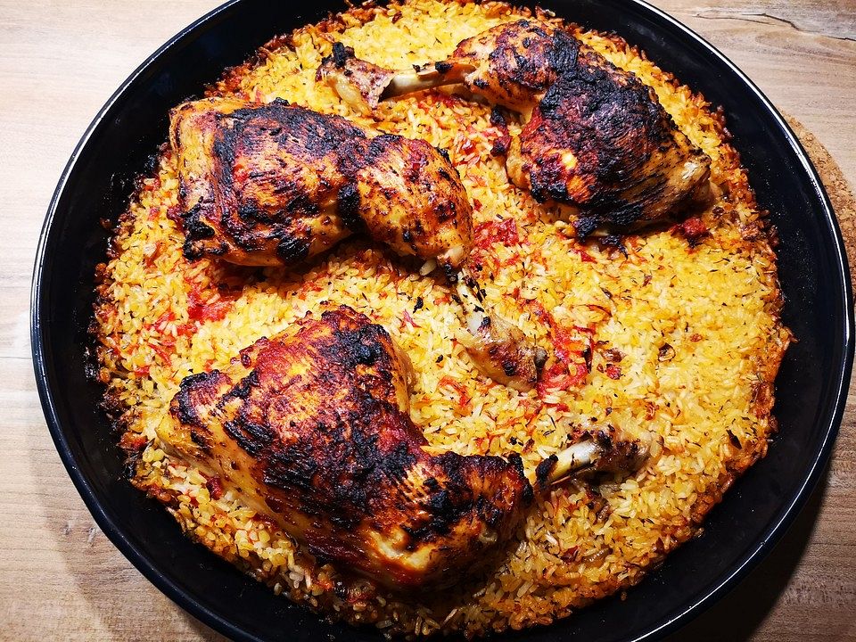 Hähnchenkeule mit Reis im Ofen von Meinerezepte_Aynur | Chefkoch