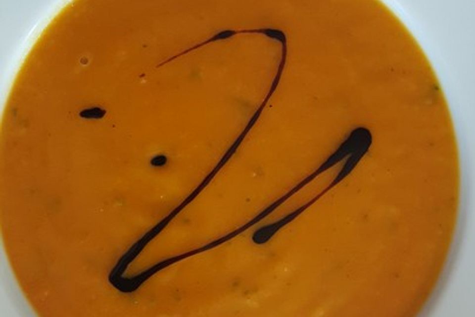 Kürbis-Lauch-Suppe