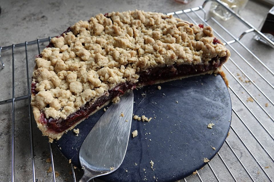 Pflaumenkuchen - mit Streuseln