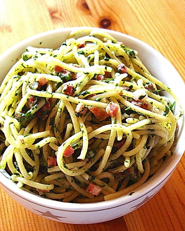 Spinat-Spaghetti