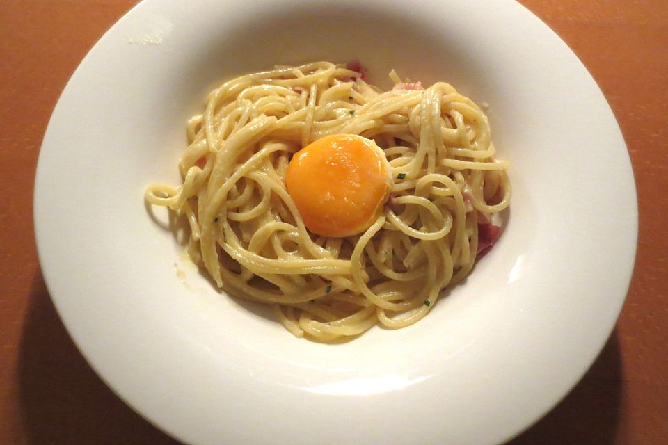 Spaghetti alla carbonara in Bella Vista