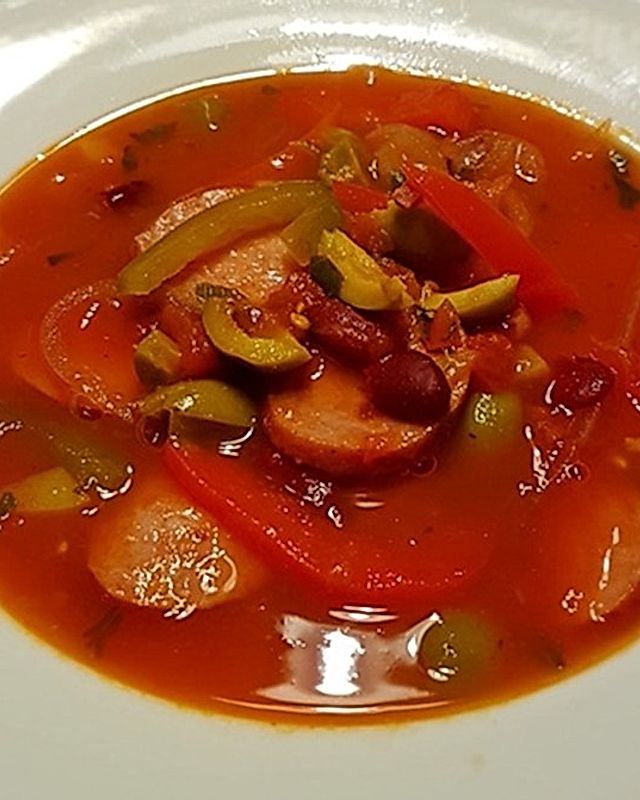 Paprika-Tomaten-Eintopf