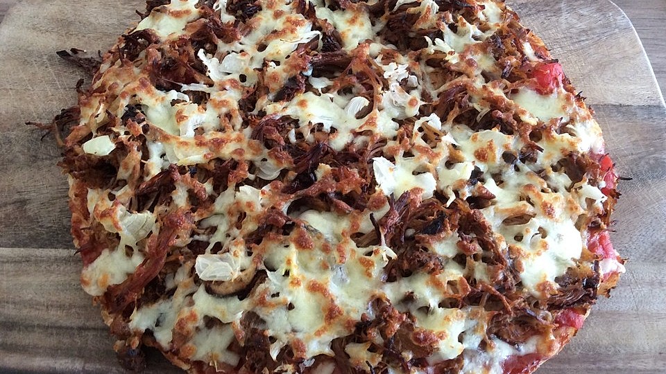 Pulled Pork Pizza Von Patricia 20 Chefkoch 