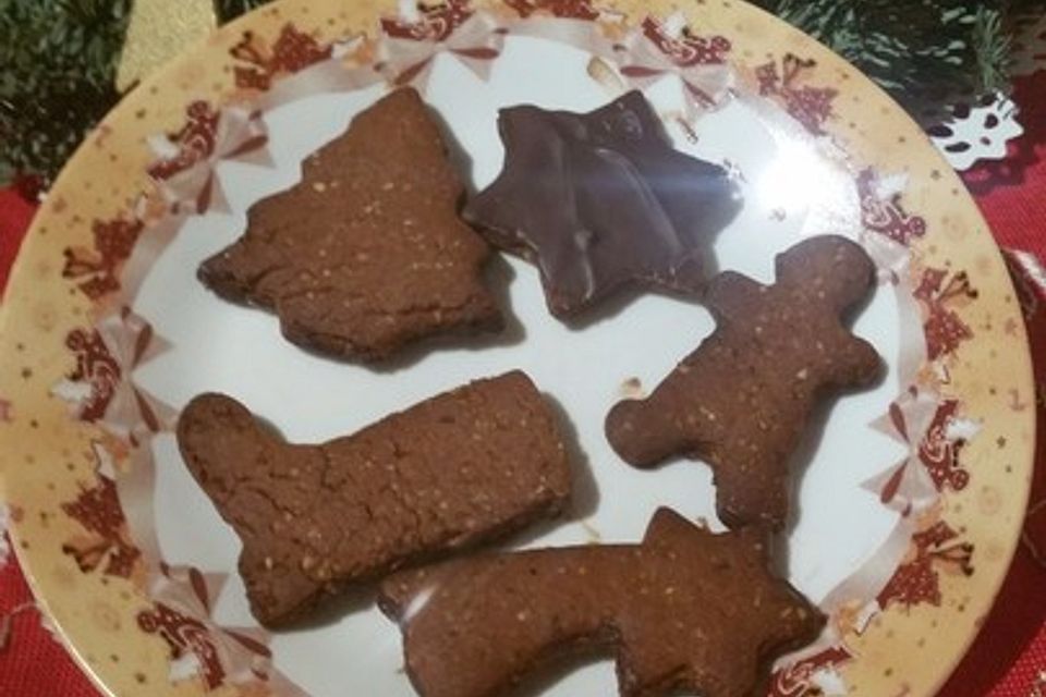 Knusprige Schoko-Lebkuchen