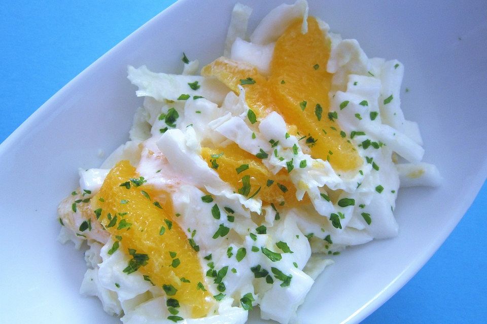 Chinakohl-Orangensalat à la Gabi