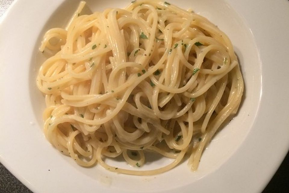 Spaghetti aus der Pfanne