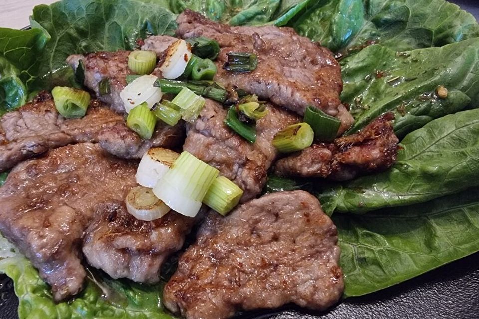 Mongolisches Rindfleisch Mongolisches Rindfleisch