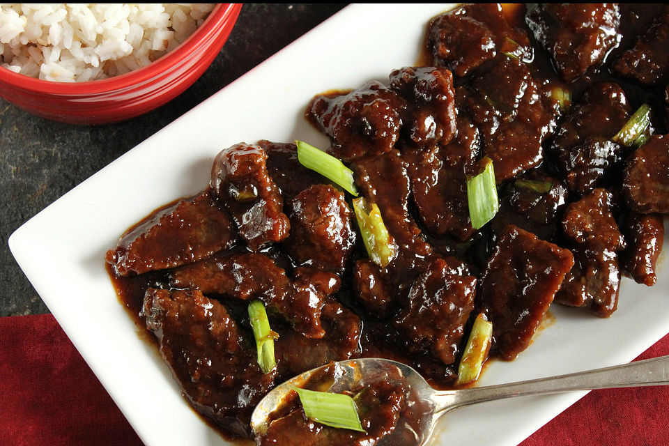 Mongolisches Rindfleisch Mongolisches Rindfleisch