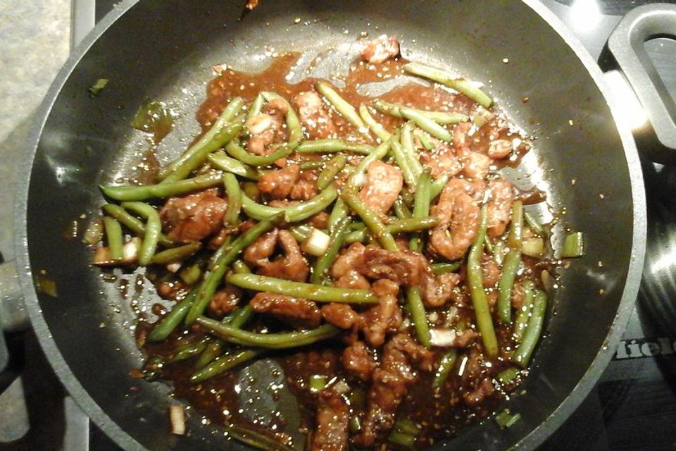 Mongolisches Rindfleisch Mongolisches Rindfleisch