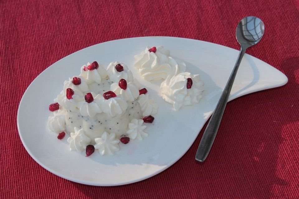 Mohn-Vanille-Pudding