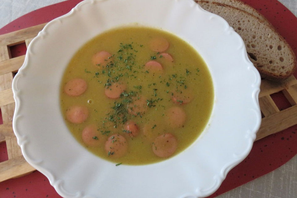 Cremige Kartoffelsuppe mit Möhren