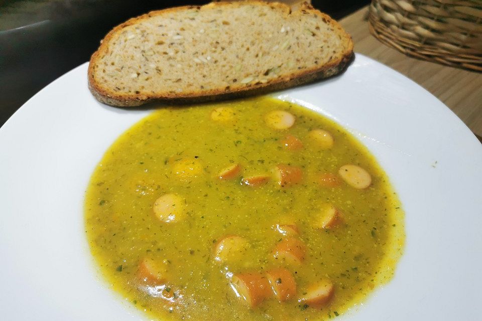 Cremige Kartoffelsuppe mit Möhren