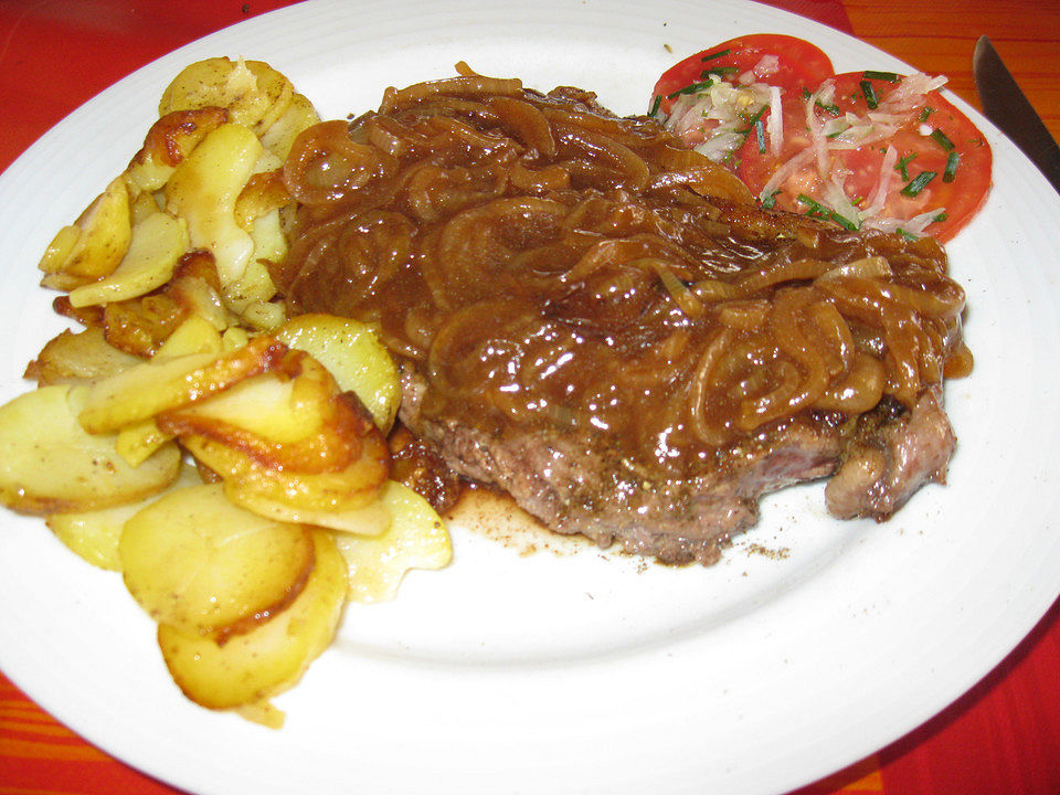 Französisches Rindersteak in Rotweinsauce von AnjaSoergel| Chefkoch