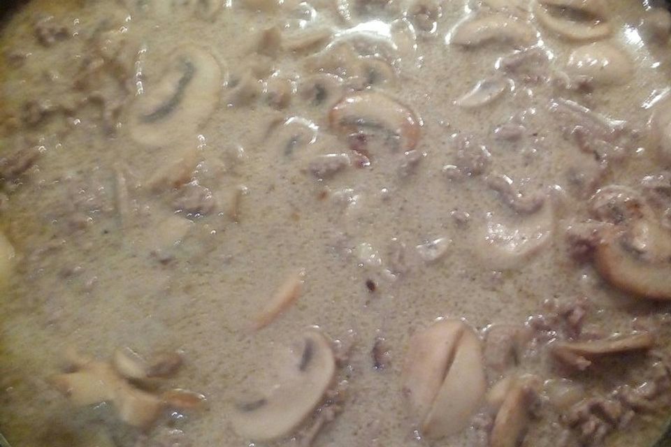 Schnelles Hack-Stroganoff