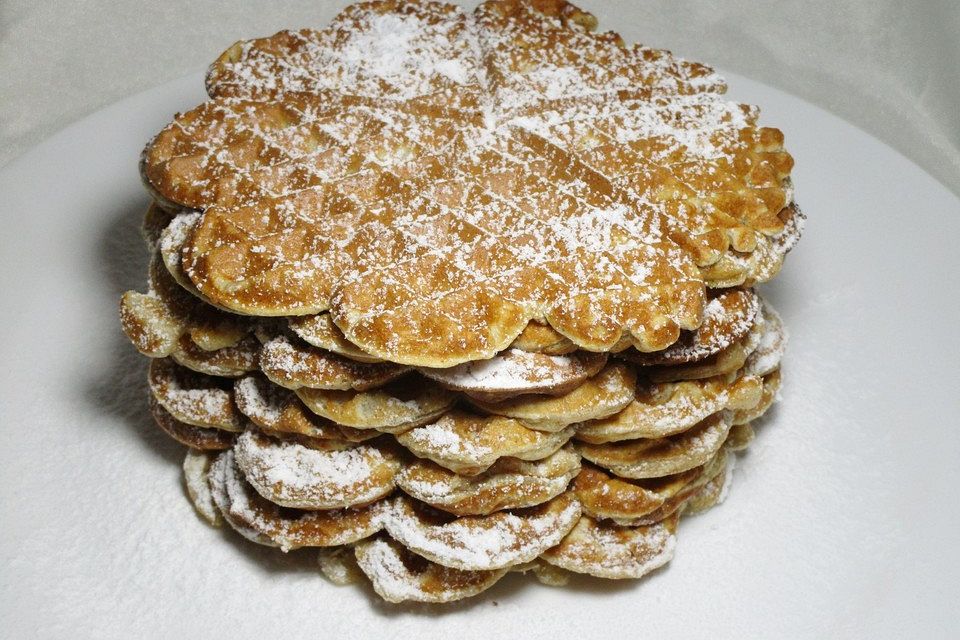 Lebkuchen Waffeln zu Weihnachten