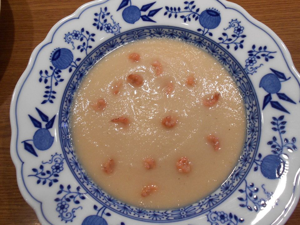 Feine Selleriesuppe mit Garnelen à la Gabi von gabriele9272| Chefkoch