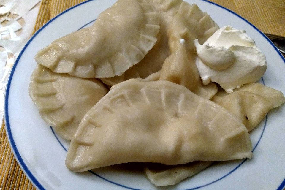 Pelmeni mit Lachs