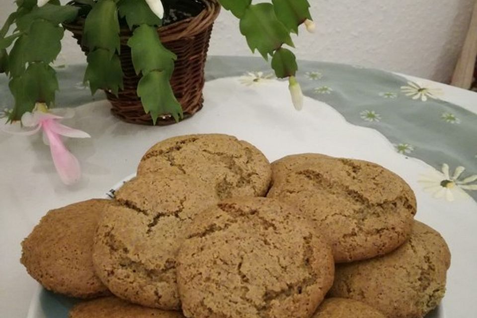 Matcha-Marzipan-Plätzchen