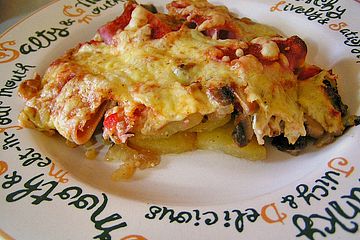 Kartoffelauflauf Mit Paprika Und Champignons Von Timmy0815 Chefkoch 