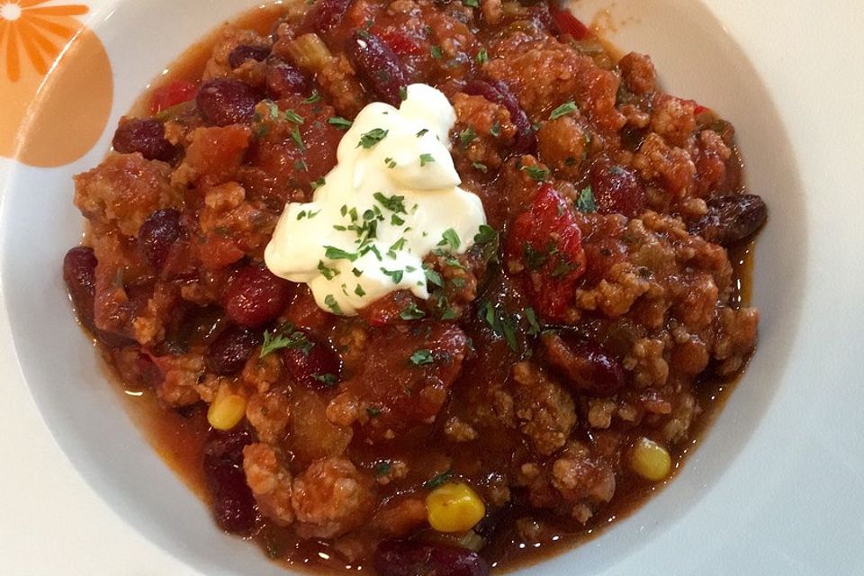 Chili con Carne aus dem Crockpot