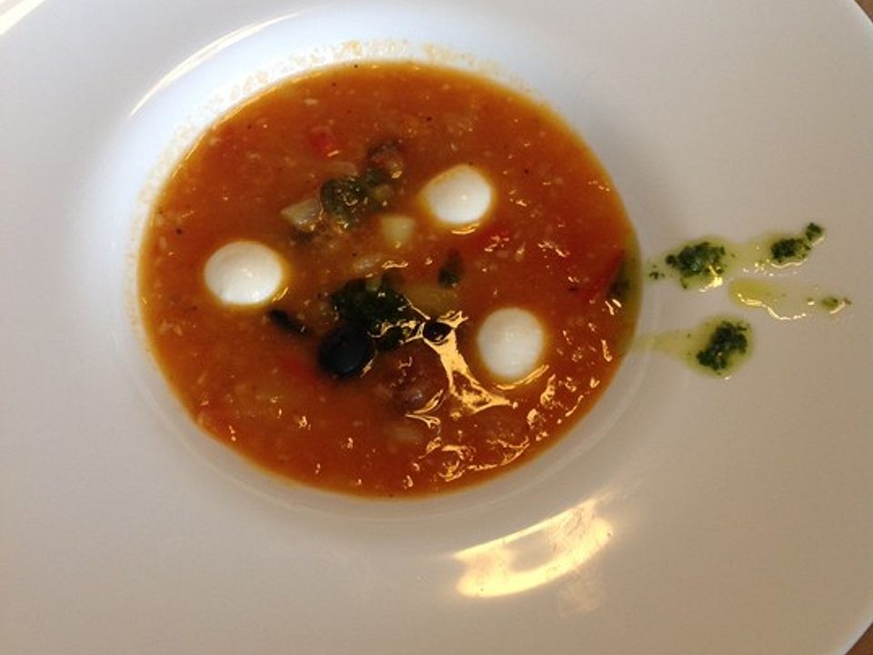 Paprika-Tomaten-Süppchen von FroNatur| Chefkoch Paprika-Tomaten-Süppchen von FroNatur| Chefkoch