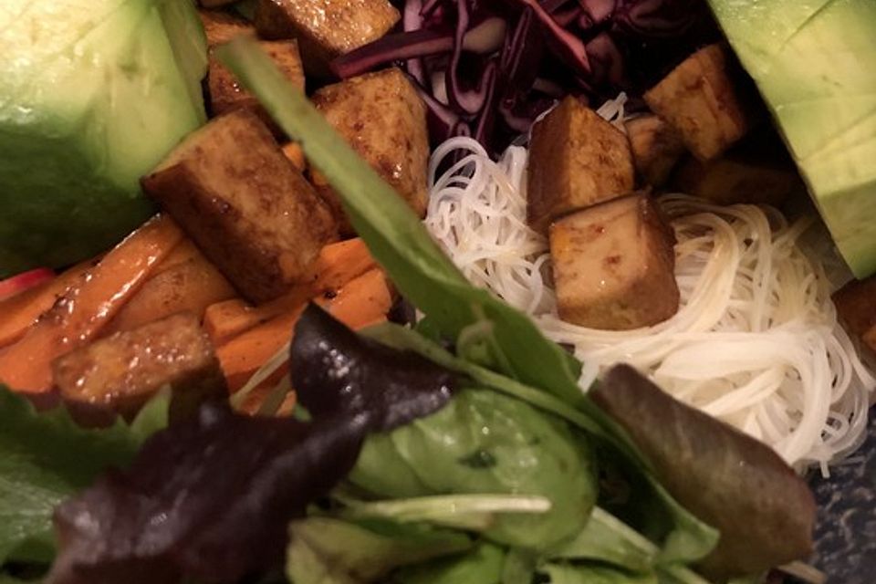 Tofu Banh mi Bowl Tofu Banh mi Bowl