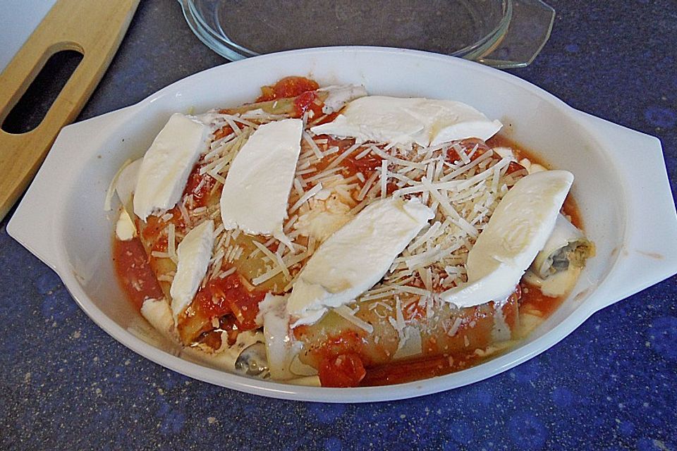 Cannelloni mit Pilzfüllung