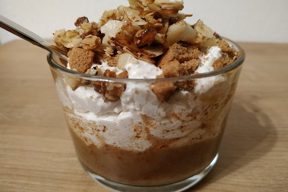 Apfel-Spekulatius-Dessert