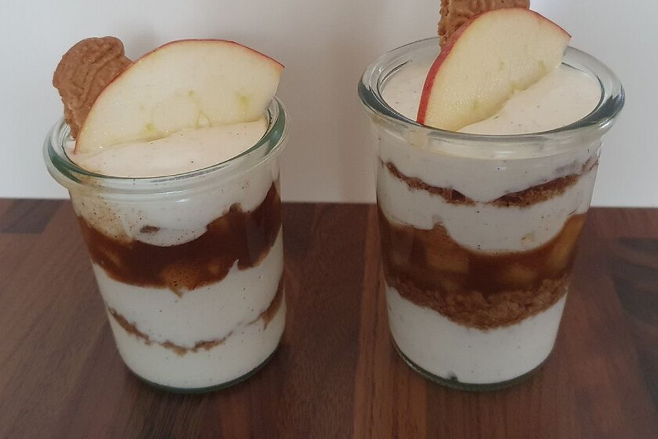 Apfel-Spekulatius-Dessert