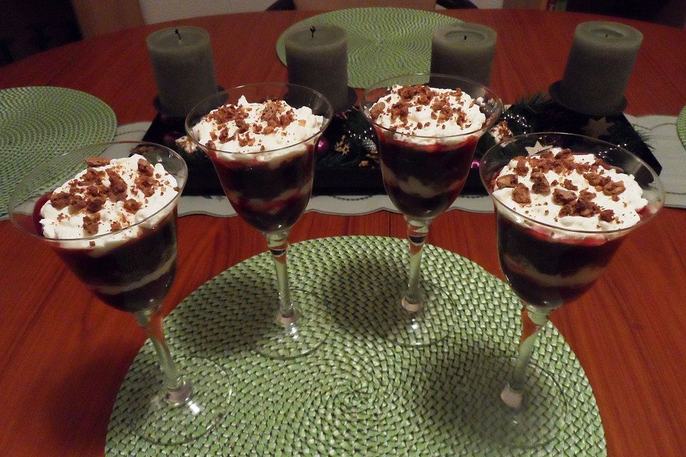 Schoko-Kirsch-Dessert