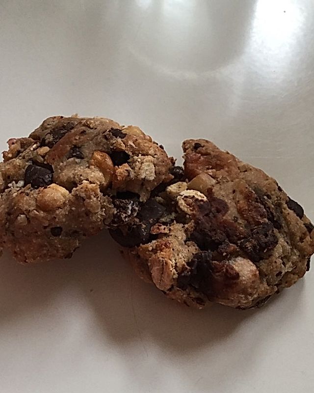 Einfache vegane Schoko-Cookies