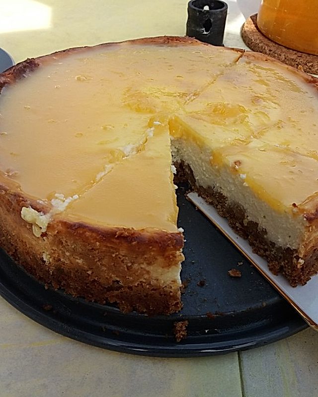Sítrónusæla - Isländischer Cheesecake mit Zitronentopping