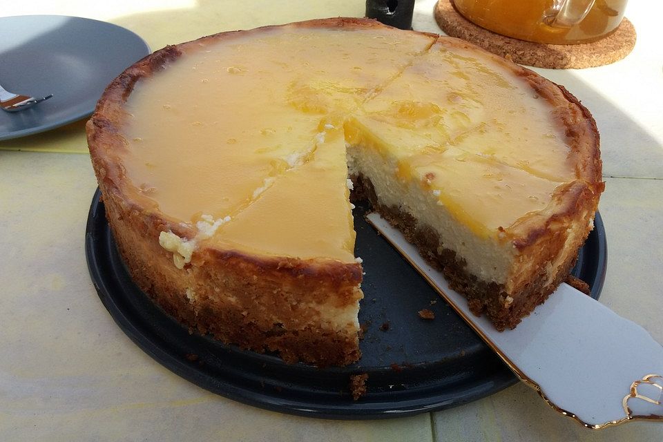 Sítrónusæla - Isländischer Cheesecake mit Zitronentopping