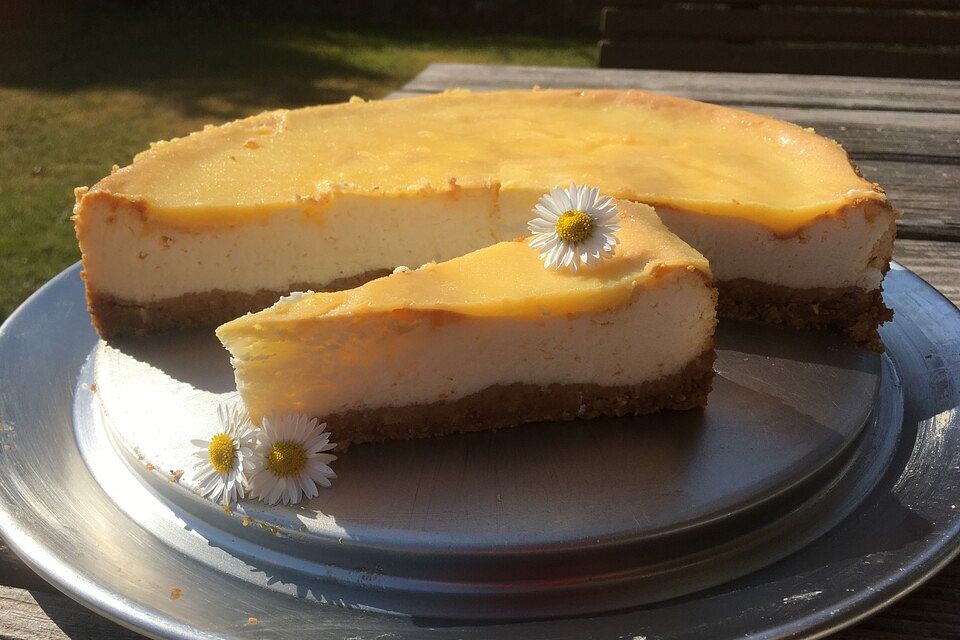 Sítrónusæla - Isländischer Cheesecake mit Zitronentopping