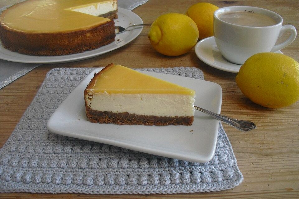 Sítrónusæla - Isländischer Cheesecake mit Zitronentopping