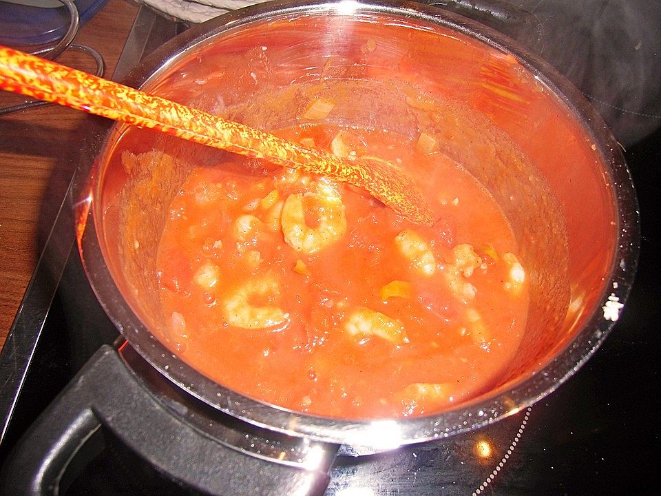 Tomaten - Knoblauch - Garnelen Sauce | Chefkoch
