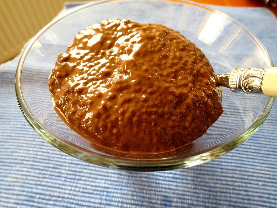 Schoko-Mandel-Chia-Pudding von Jasmin-Petra-Wenzel| Chefkoch