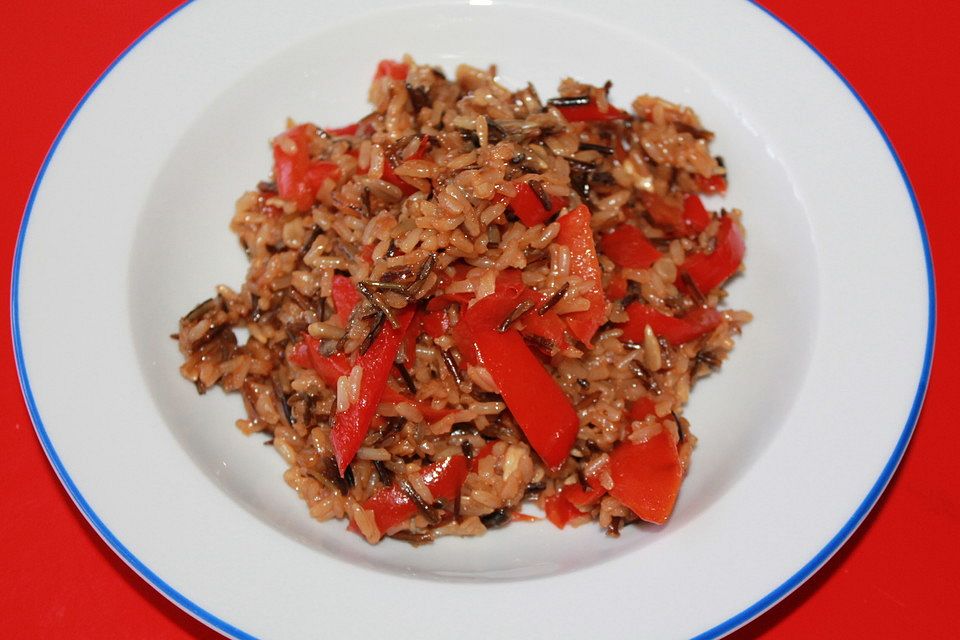 Reis-Paprika-Pfanne