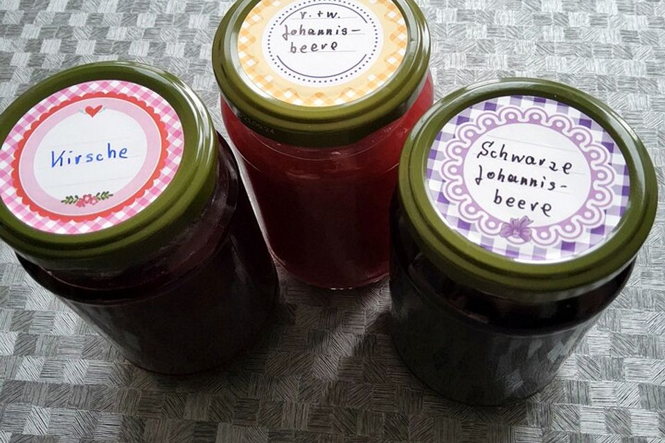 Schwarze Johannisbeer-Marmelade